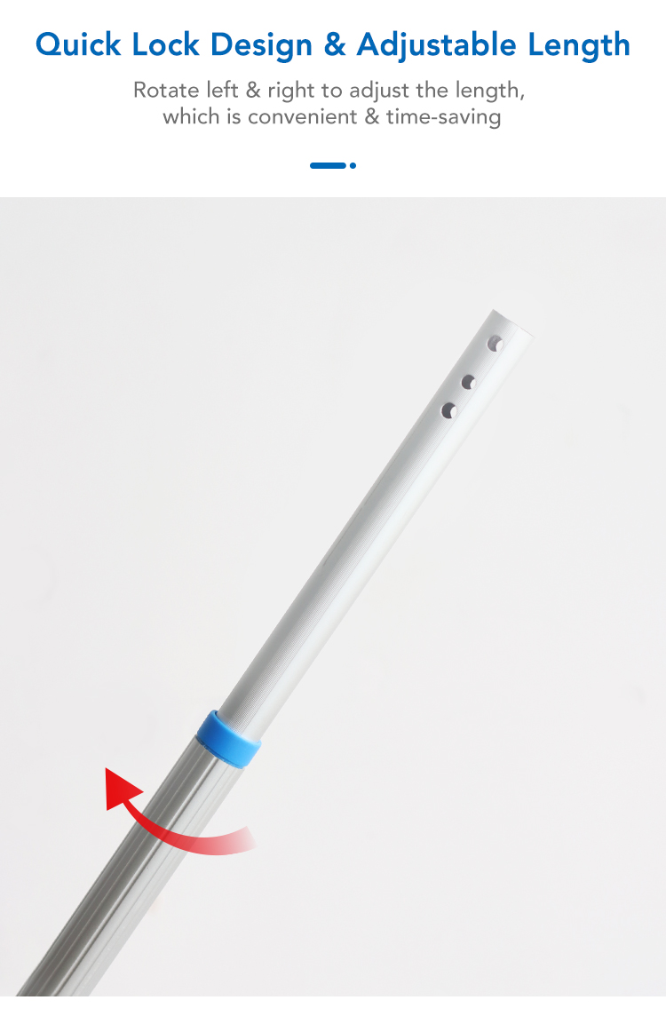 CT 2 Sections Twist Lock Pole - Cleanic Cleaning Equipment
